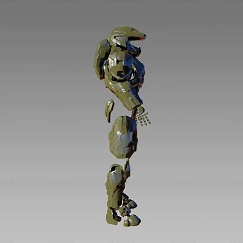 Halo 5 MK6 士官长全装甲 3D 打印模型 STL