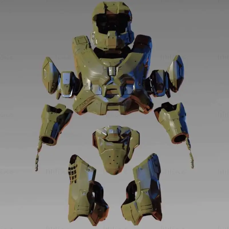 Halo 5 MK6 Master Chief Full Armor Modelo de impresión 3D STL