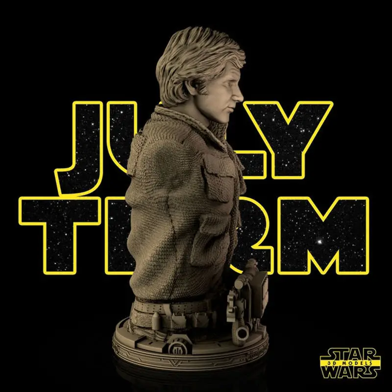 Han Solo Bust 3D Print Model STL