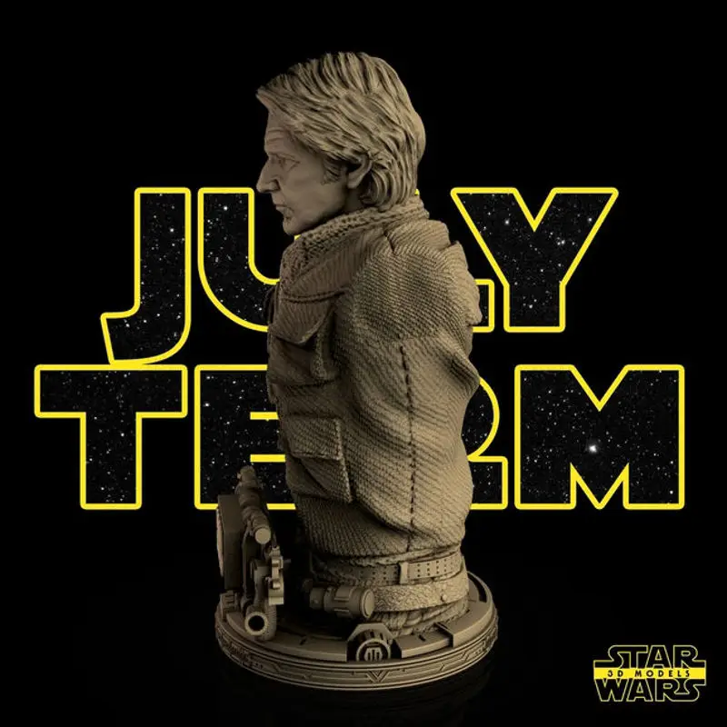 Han Solo Bust 3D Print Model STL