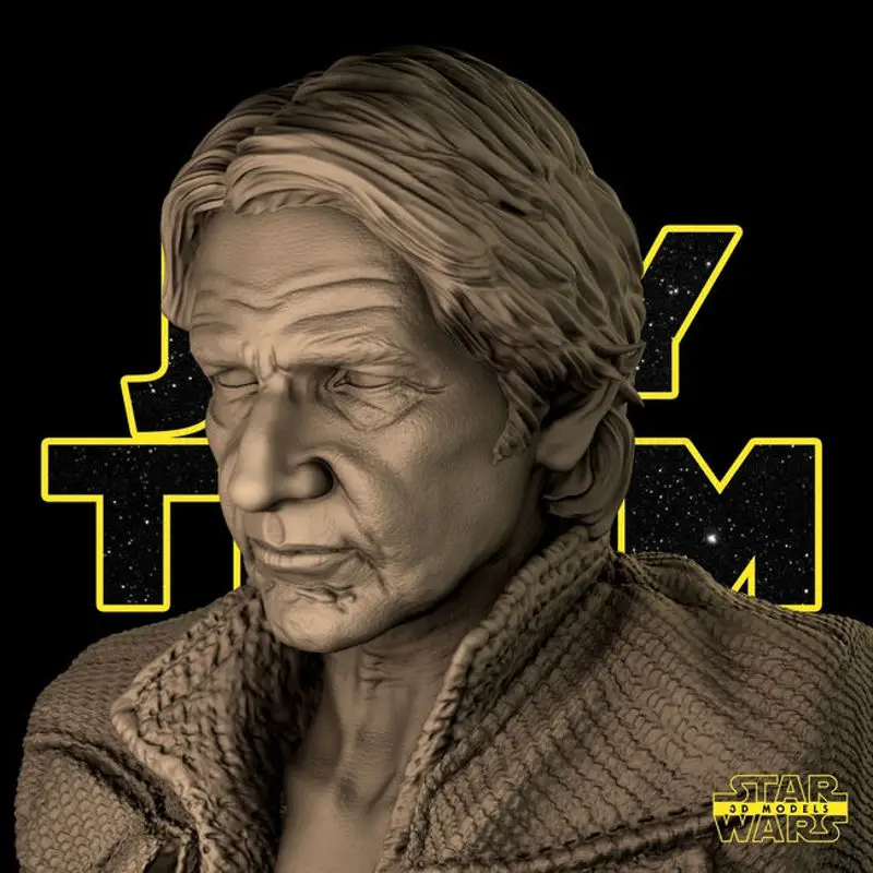 Han Solo Bust 3D Print Model STL