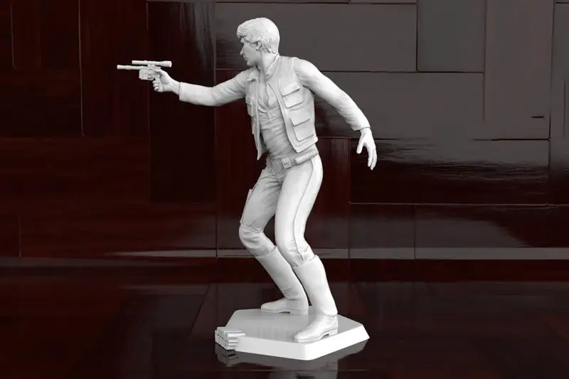 Han Solo Figürleri 3D Model Baskıya Hazır STL