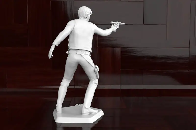 Han Solo Figürleri 3D Model Baskıya Hazır STL