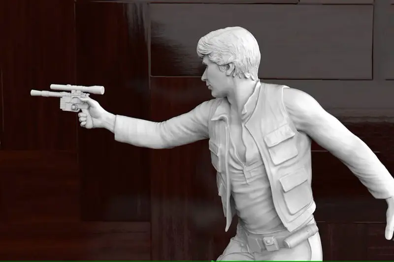 Han Solo Figürleri 3D Model Baskıya Hazır STL