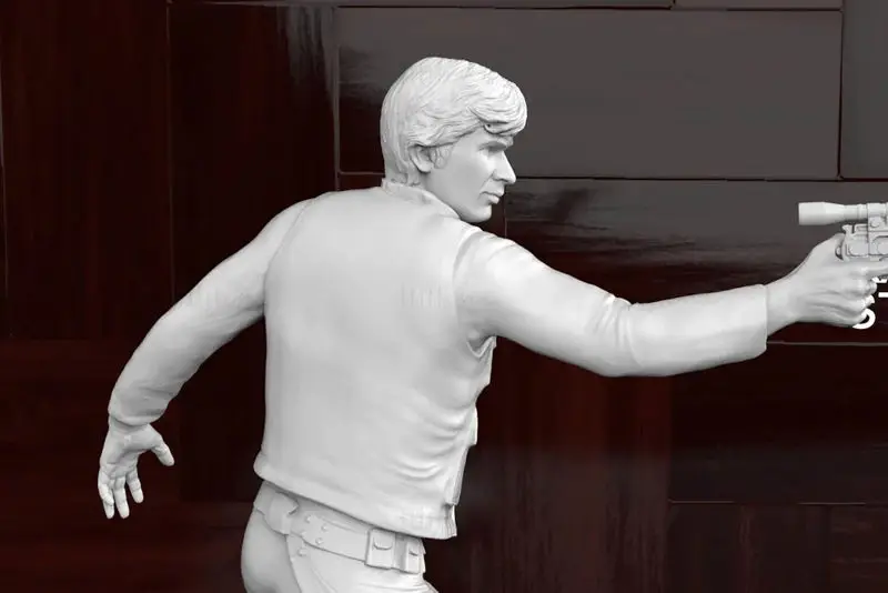 Han Solo Figürleri 3D Model Baskıya Hazır STL