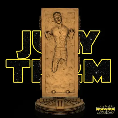 Han Solo On Carbonite 3D Print Model STL