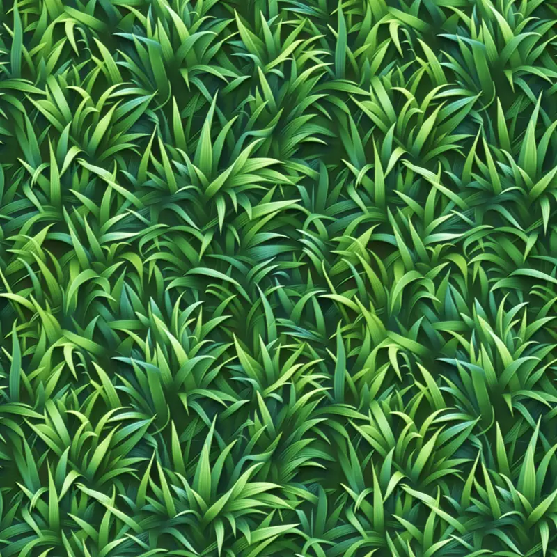 Handpainted Ground Grass Seamless Texture PNG