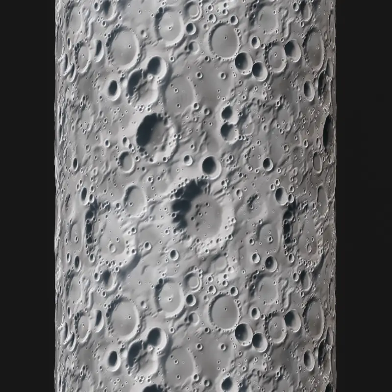 Handpainted Moon Seamless Texture