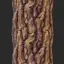 Handpainted Tree Bark Seamless Game Texture