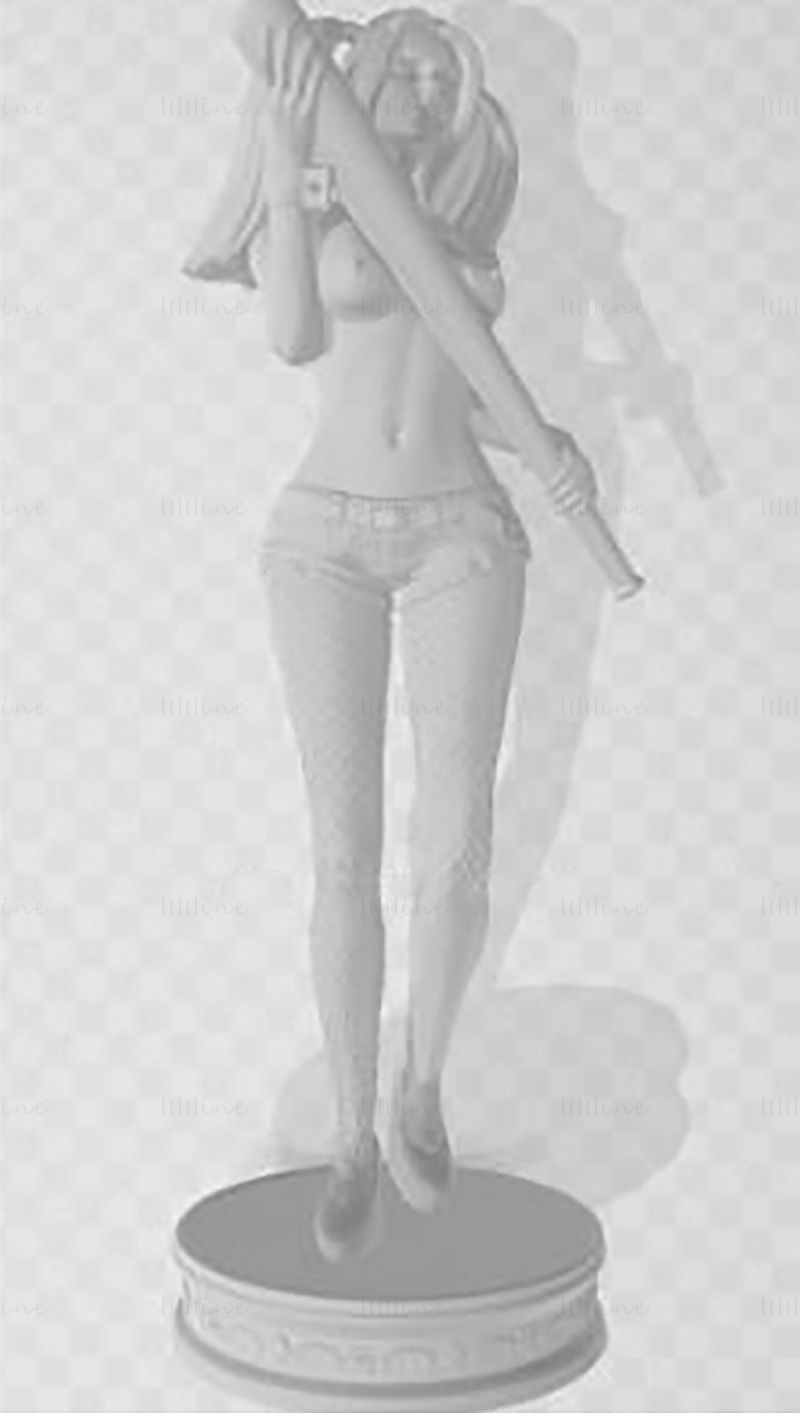 Harley Quinn 3D Model Ready to Print STL