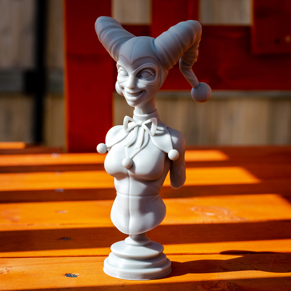 Harley Quinn Bust Modèle 3d Prêt à Imprimer Stl 