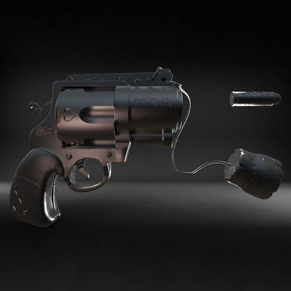 Harley Quinn Handgun 3D Printing Model STL