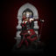 Harley Quinn on Throne 3D Printing Model STL