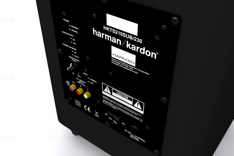Harman Kardon HKTS 16 BQ 3D model