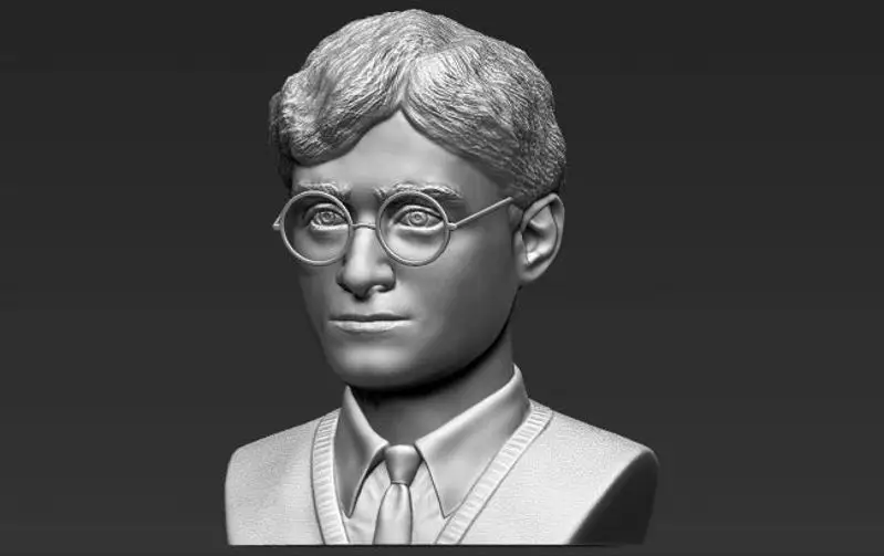 تمثال نصفي هاري بوتر نموذج الطباعة ثلاثية الأبعاد STL