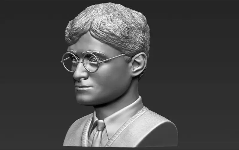 Harry Potter Bust 3D-utskriftsmodell STL