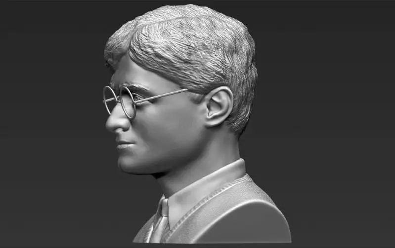 Harry Potter Bust 3D-utskriftsmodell STL