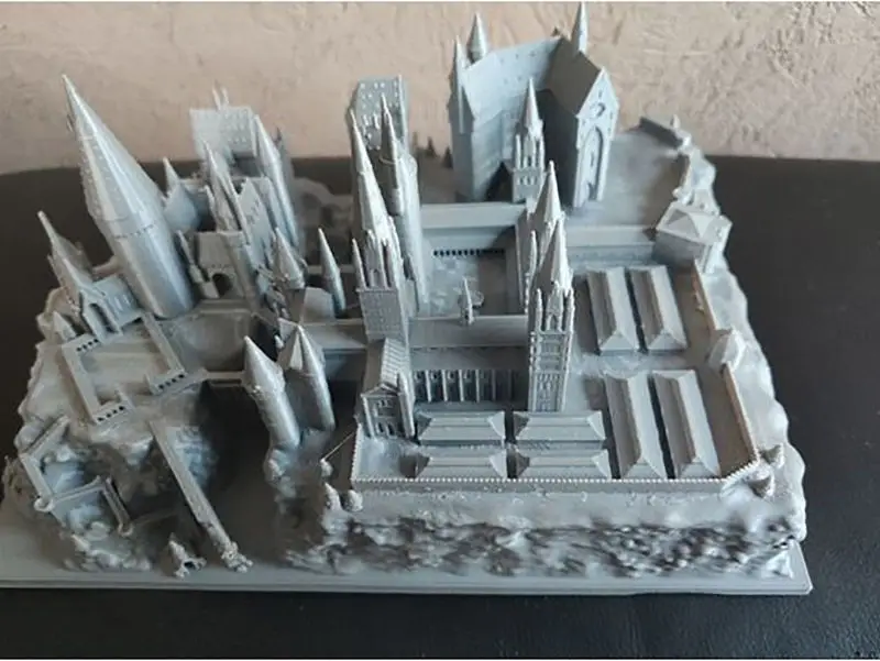 Harry Potter Hogwarts Poudlard 3D-Druckmodell STL
