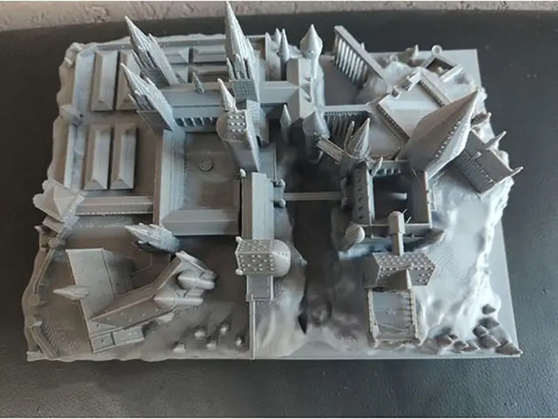 Harry Potter Roxfort Poudlard 3D nyomtatási modell STL