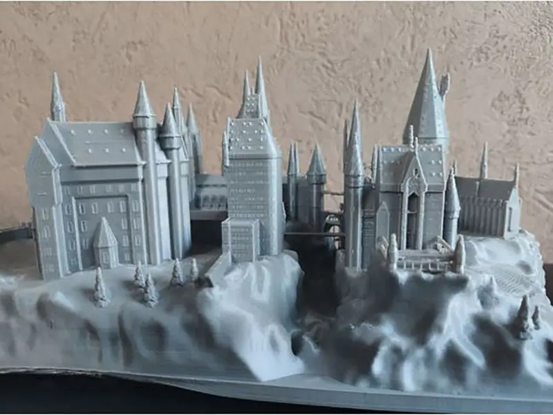 哈利波特霍格沃茨3D打印模型STL