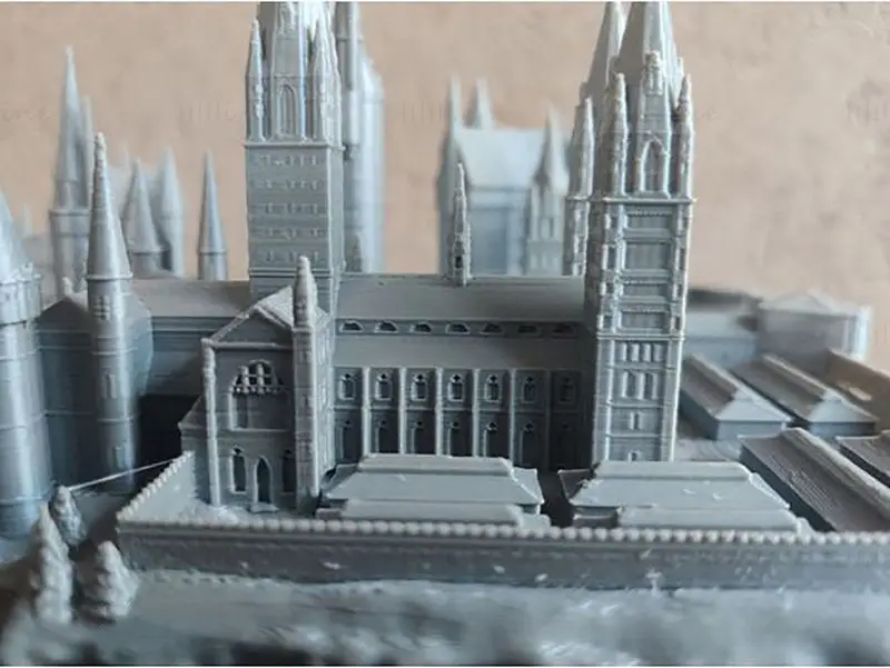 Harry Potter Hogwarts Poudlard 3D tisk Model STL