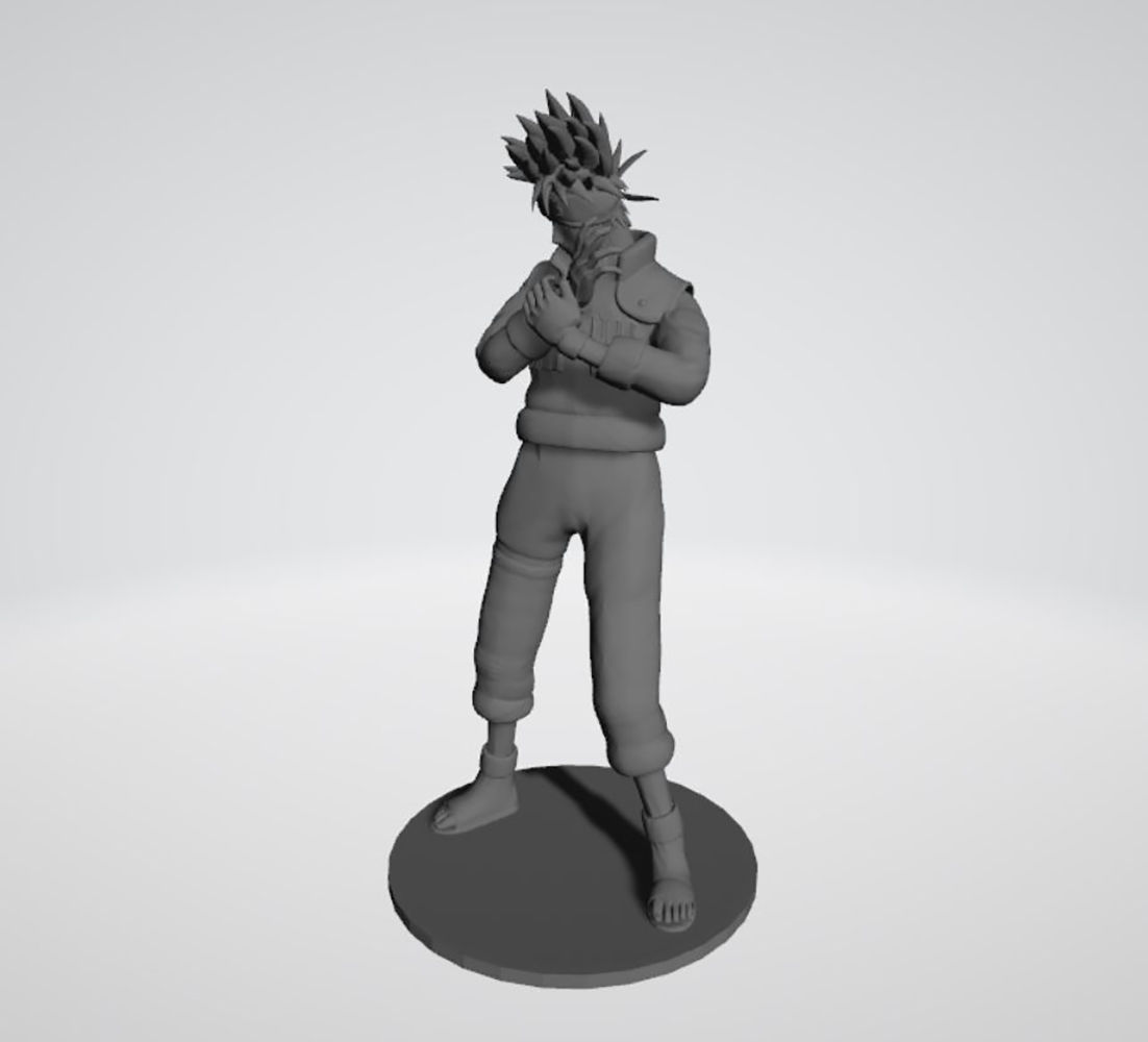 Hatake Kakashi Naruto 3D Model Ready to Print STL