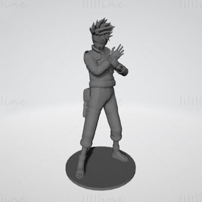 Hatake Kakashi Naruto 3D-Modell bereit zum Drucken STL