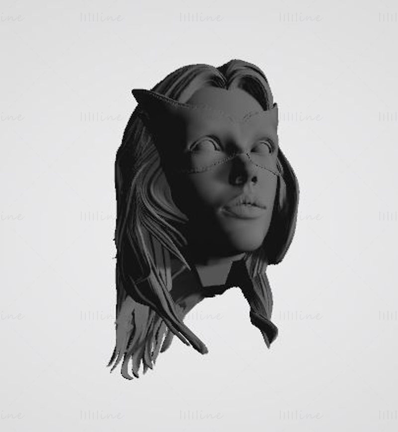 Hawkeye diorama 3D modell STL OBJ FBX nyomtatásra készen