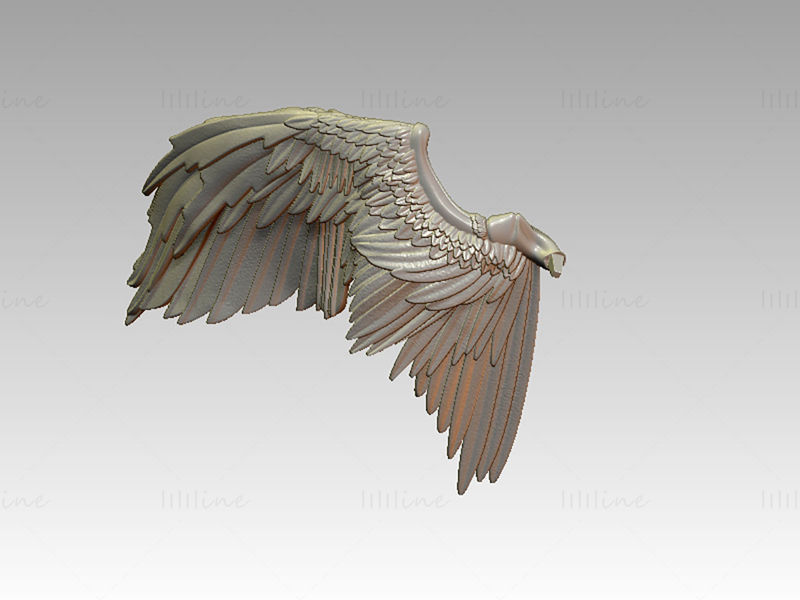鹰女3D打印模型STL