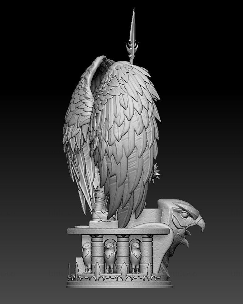 鹰侠3D模型可打印 STL