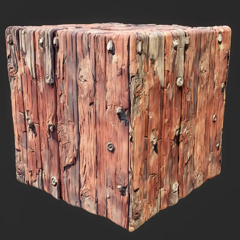 HD Stylized Wood Seamless Texture