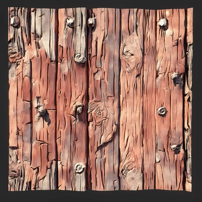 HD Stylized Wood Seamless Texture