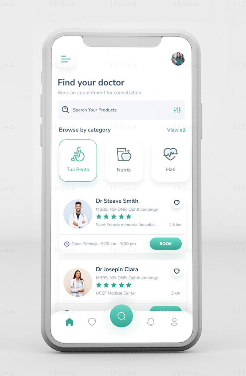 Healthcare Doctor mobile App part 2