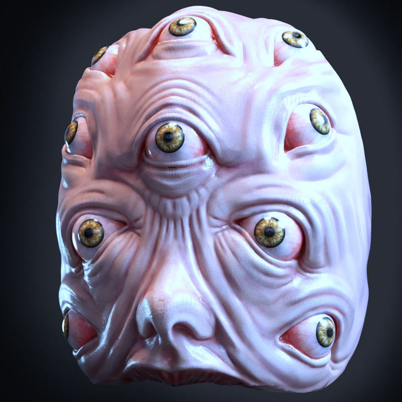 Masque d'horreur d'ange céleste Modèle d'impression 3D STL