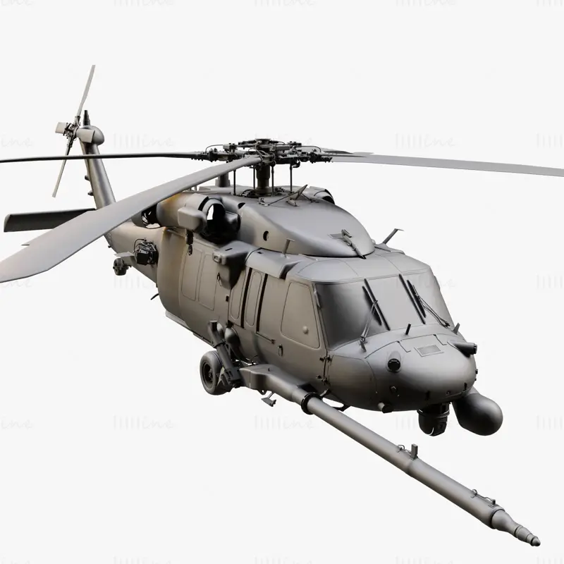 Hélicoptère UH 40 modèle 3D