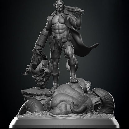 Hellboy 3D Printing Model STL