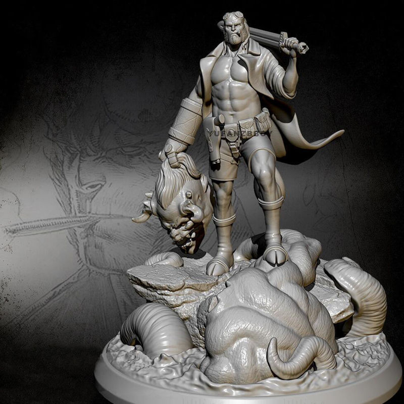 Hellboy 3D Printing Model STL