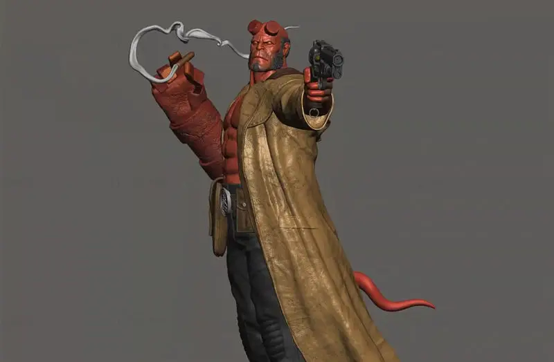 Modelo de impresión 3D del personaje Hellboy STL