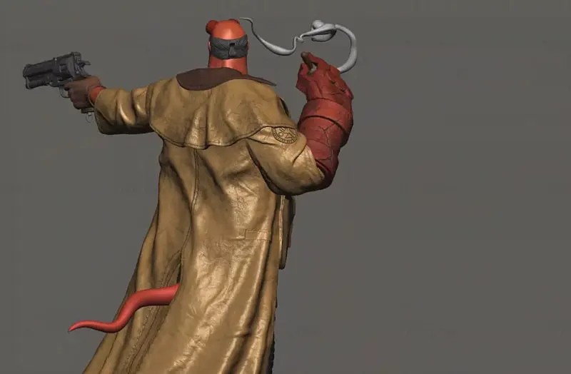 Modelo de impresión 3D del personaje Hellboy STL