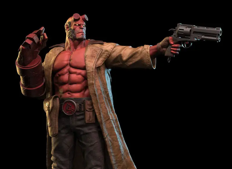 Modelo de impresión 3D del personaje Hellboy STL