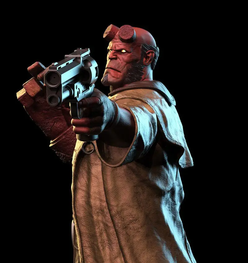 Modelo de impresión 3D del personaje Hellboy STL