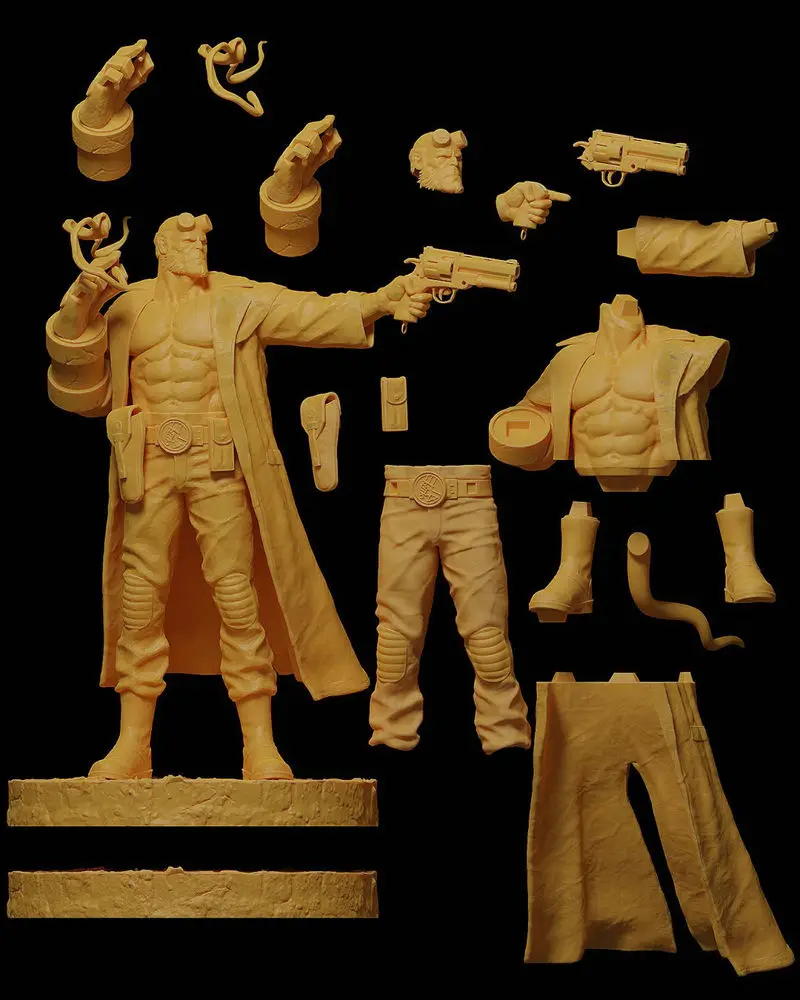 Modelo de impresión 3D del personaje Hellboy STL