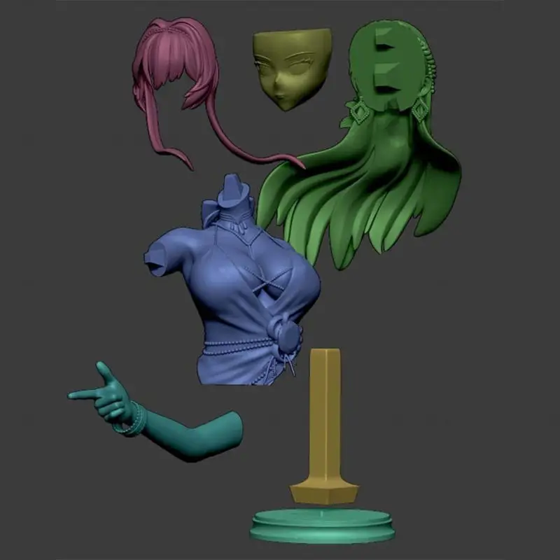 Helm Nikke Bust 3D Printing Model STL