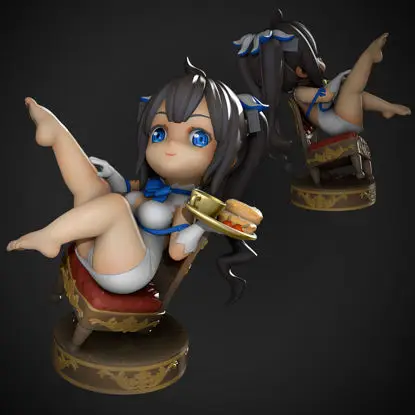 Hestia Chibi 3D Printable Model STL Files