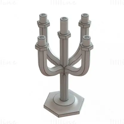 Hexagonal Candle Tree Holders 3D Printing Model