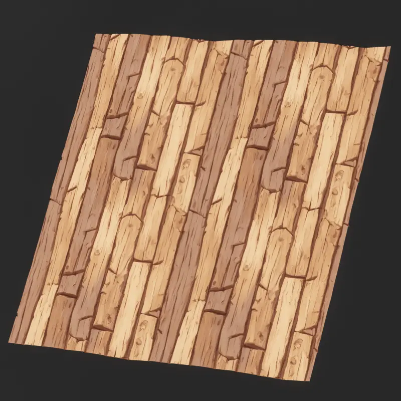 Textura sem costura de madeira estilizada altamente detalhada