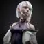 High-Poly 3D Print Model of Lucy from Cyberpunk Edgerunners