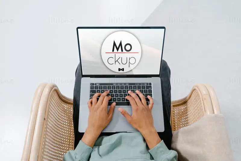 High-Quality Laptop Computer Mockup