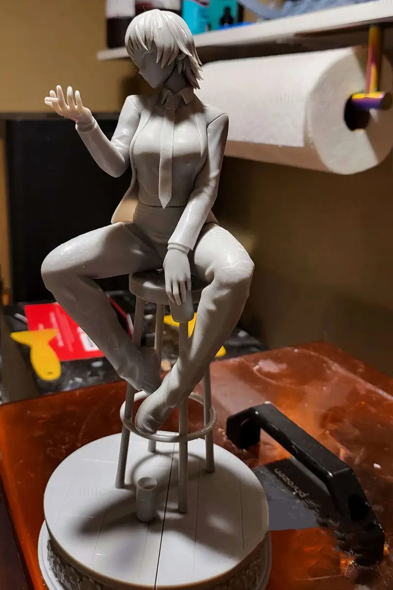 姫野チェンソーマン 3D モデル STL 印刷準備完了