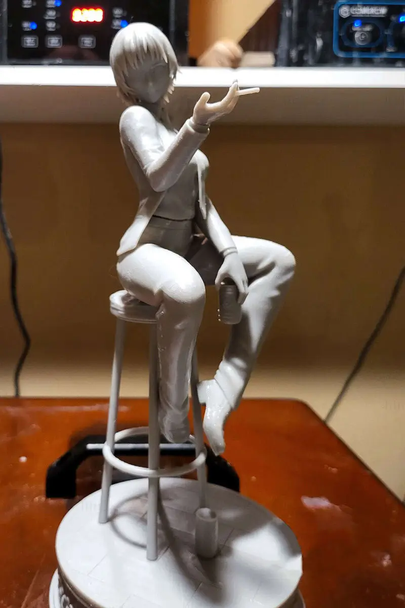 姫野チェンソーマン 3D モデル STL 印刷準備完了